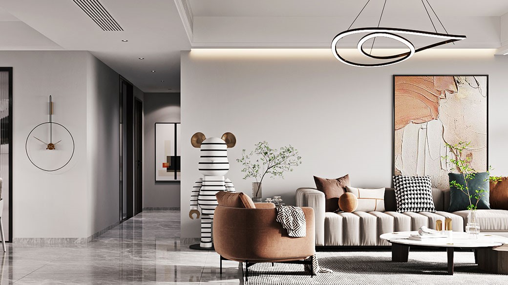 現代簡約風格·萬科金色夢想